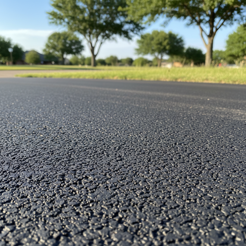 Completed residential asphalt work at a residential property in Killeen, TX