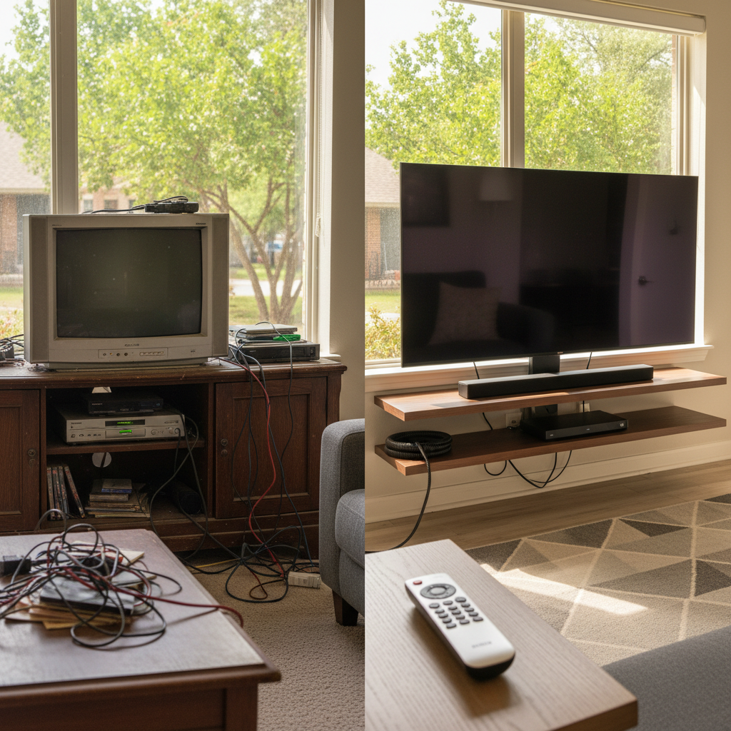 Completed universal remote setup work at a residential property in San Antonio, TX