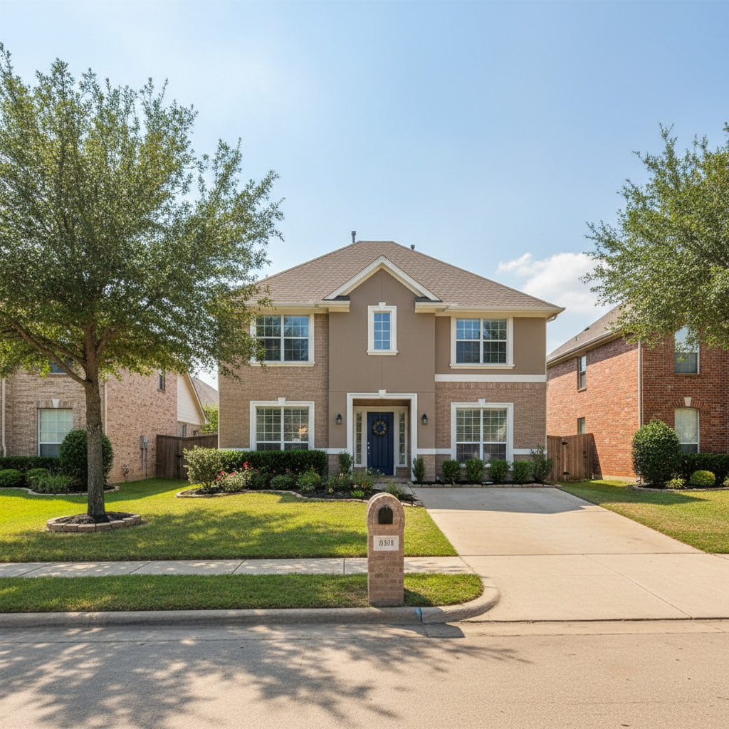 Completed commercial painting work at a residential property in McKinney, TX