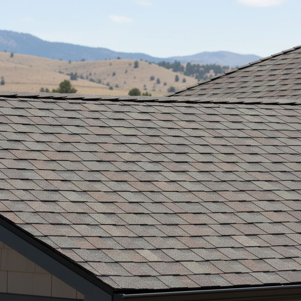 Completed roof installation work at a residential property in Ogden, UT