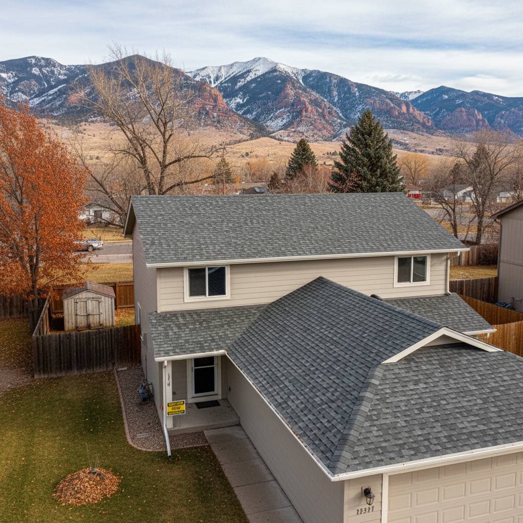 Completed roof inspection work at a residential property in Ogden, UT