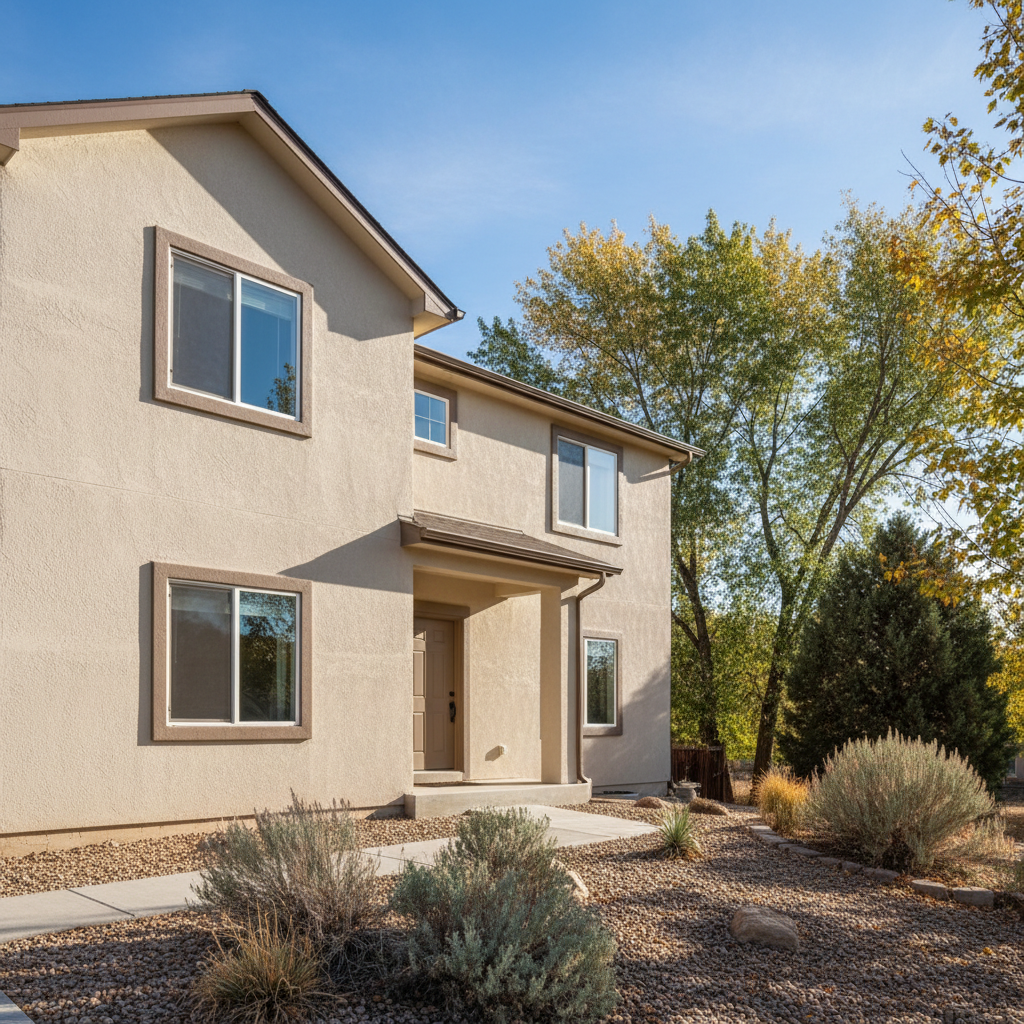 Completed commercial stucco work at a residential property in Taylorsville, UT