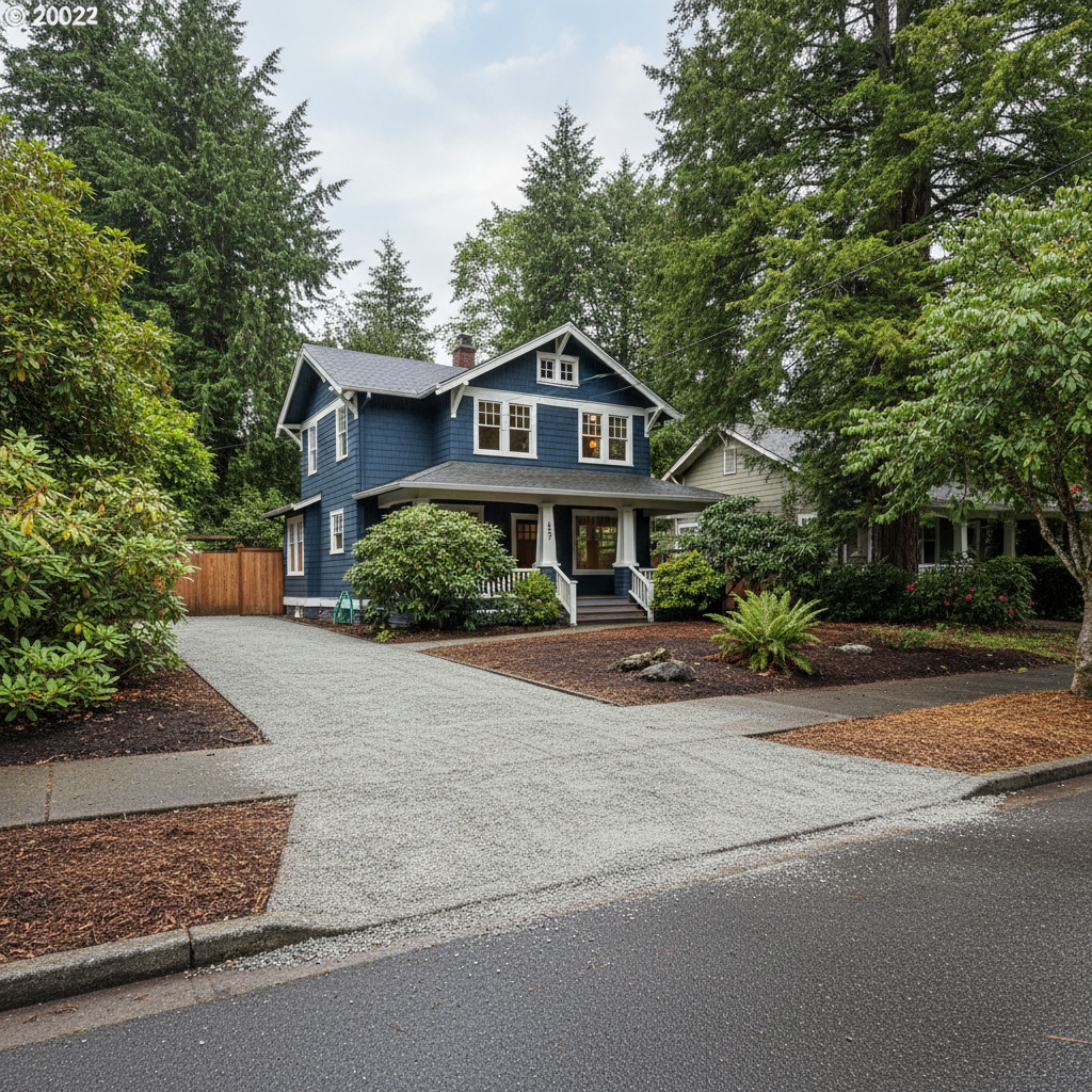 Completed asphalt milling work at a residential property in Seattle, WA