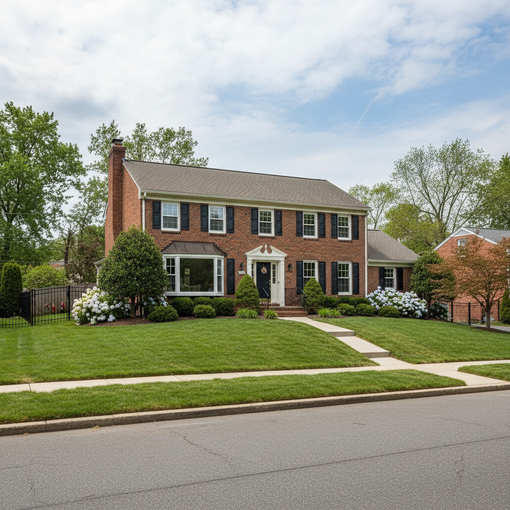 Completed flood damage restoration work at a residential property in Washington, DC