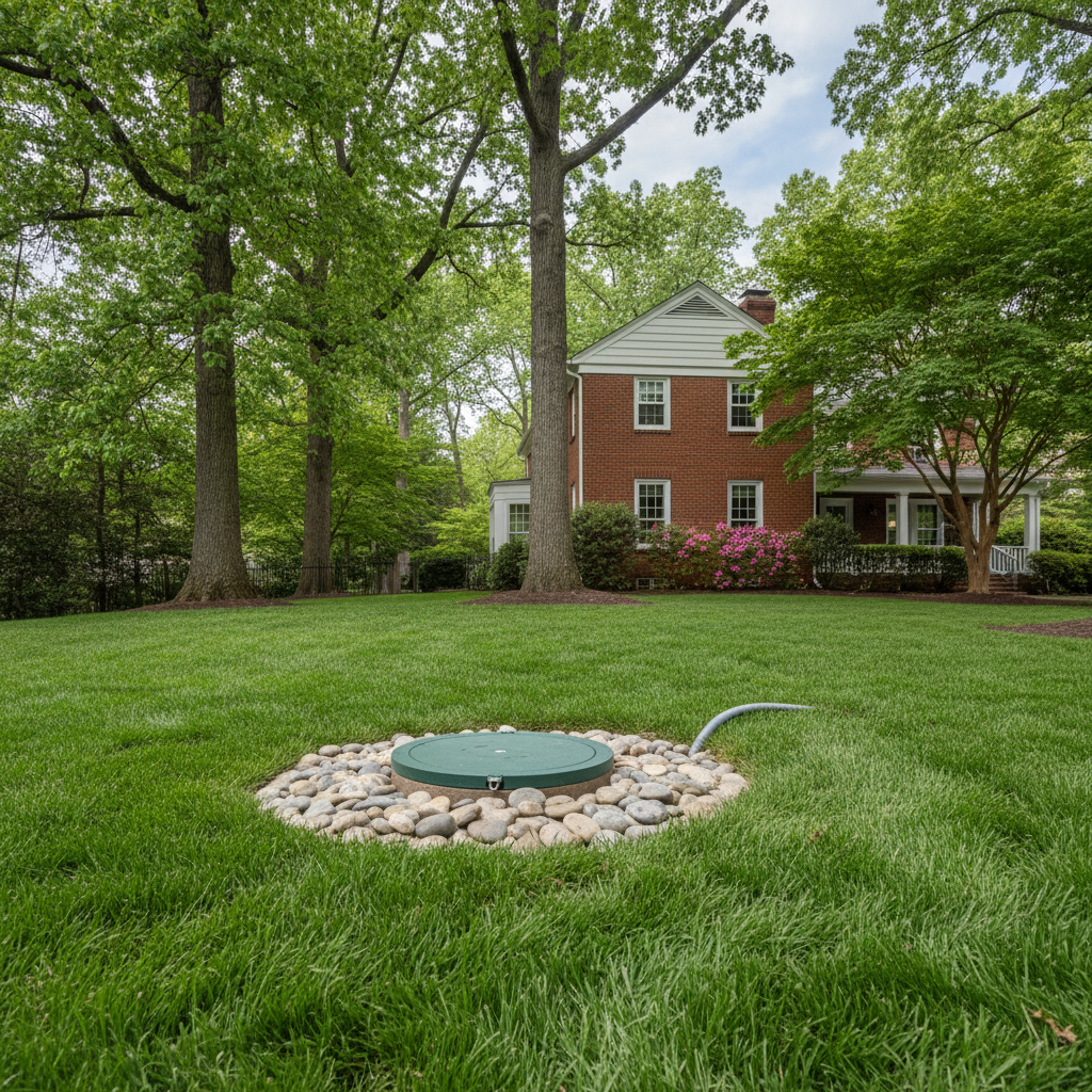 Completed well maintenance work at a residential property in Washington, DC