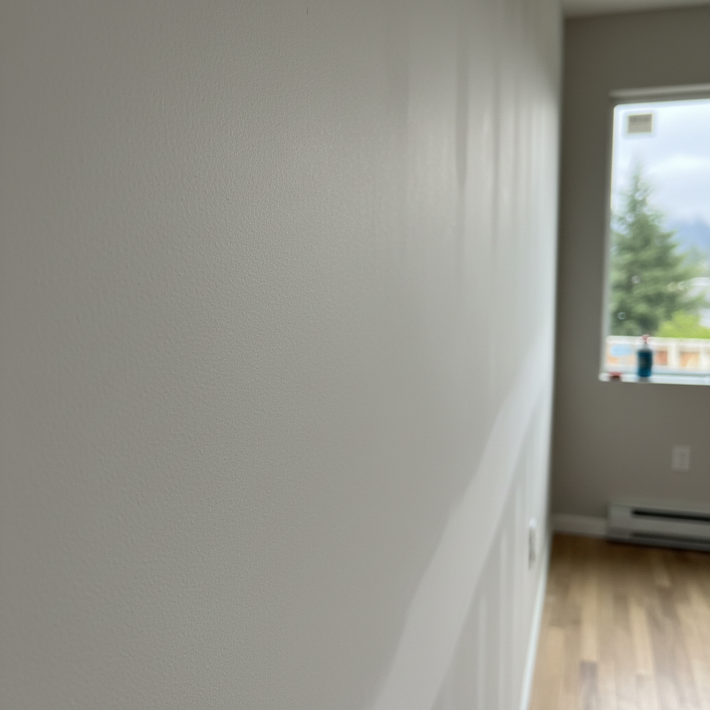 Completed drywall finishing work at a residential property in Tacoma, WA