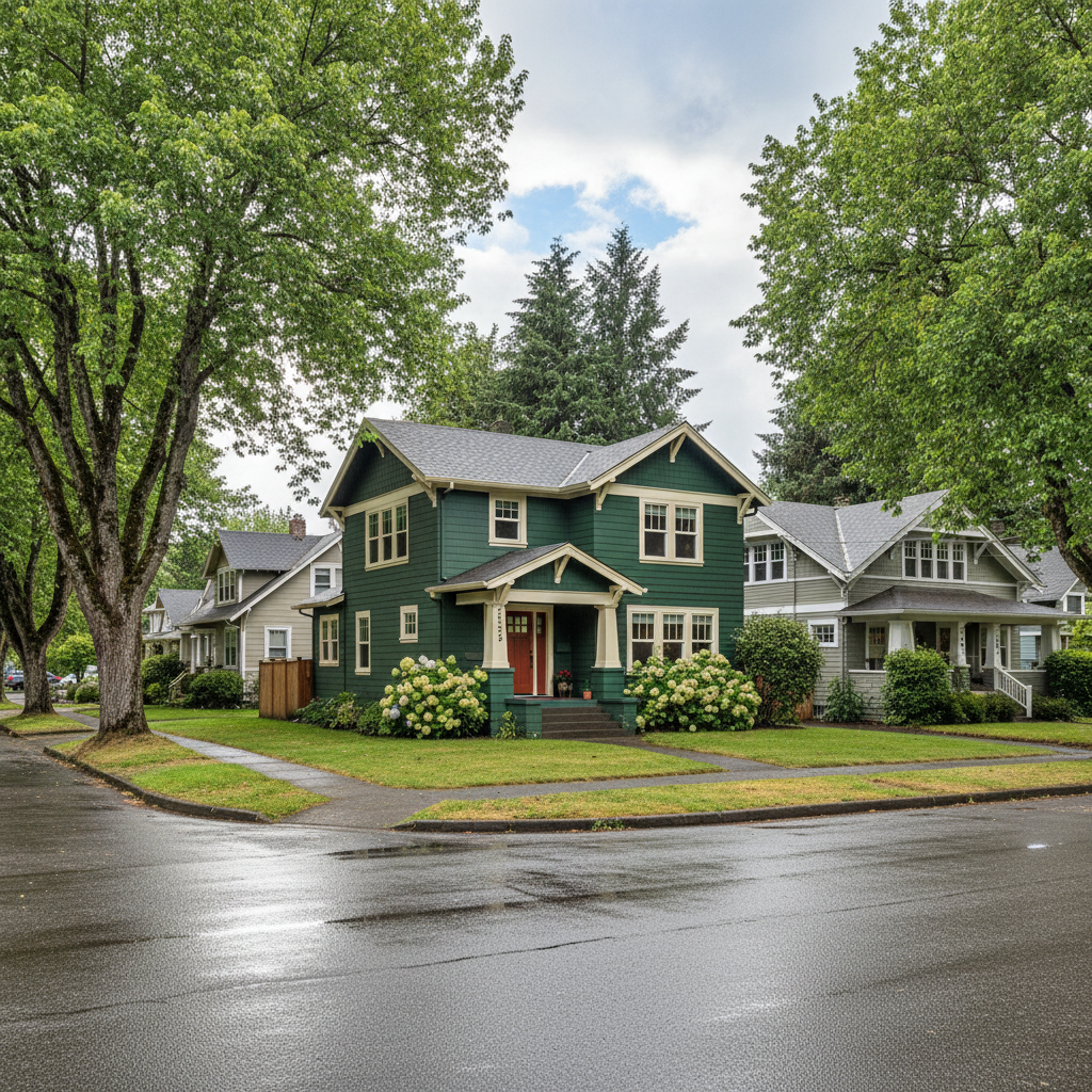 Completed commercial painting work at a residential property in Tacoma, WA