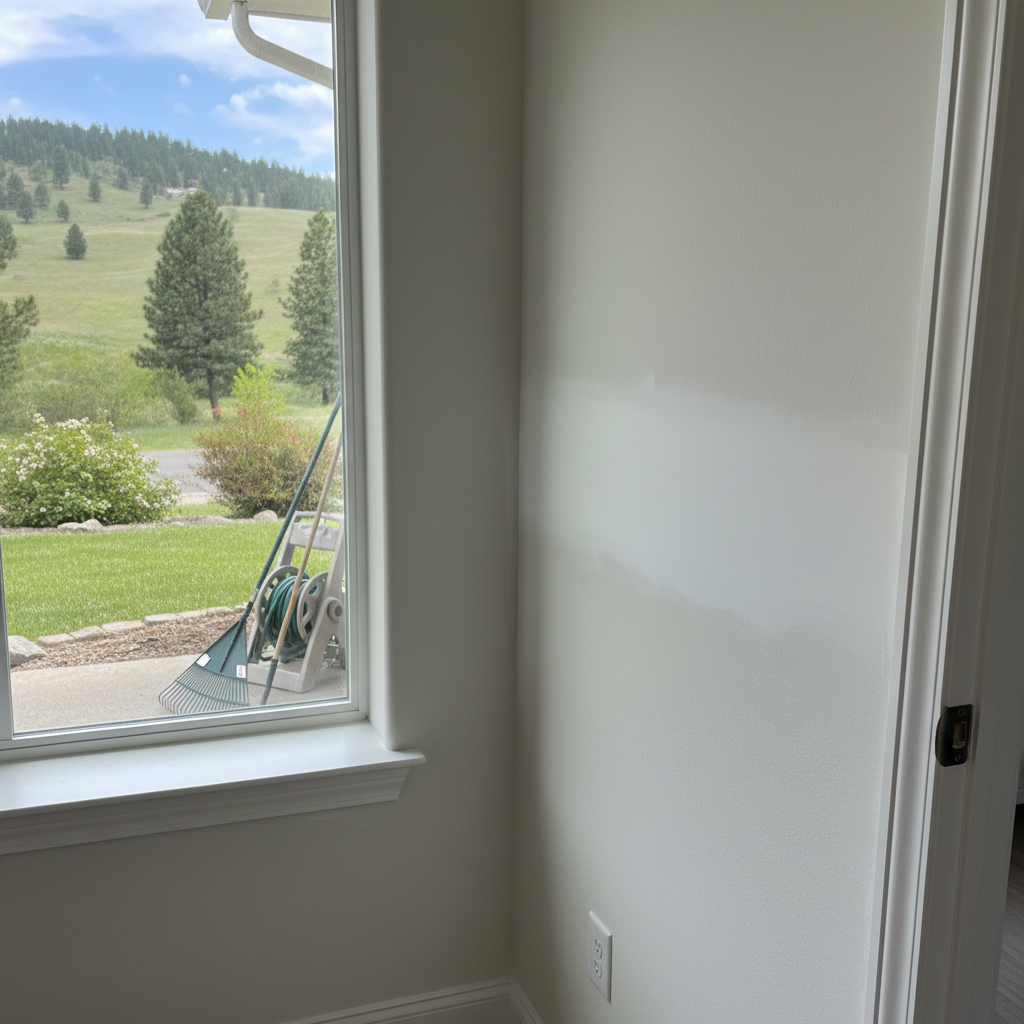 Completed drywall repair and painting work at a residential property in Spokane, WA