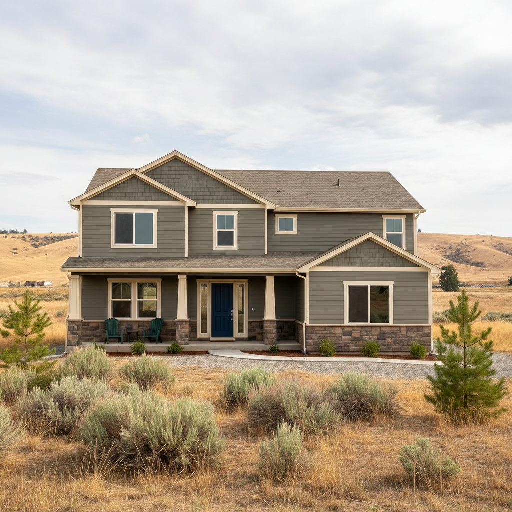 Completed color consultation work at a residential property in Richland, WA