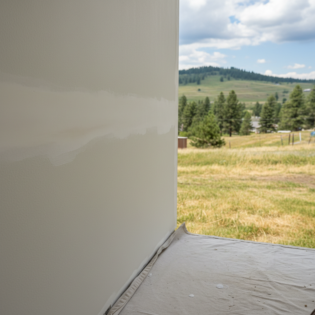 Completed drywall repair and painting work at a residential property in Spokane, WA