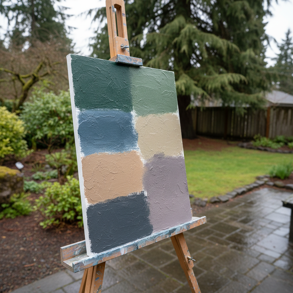 Completed color consultation work at a residential property in Tacoma, WA