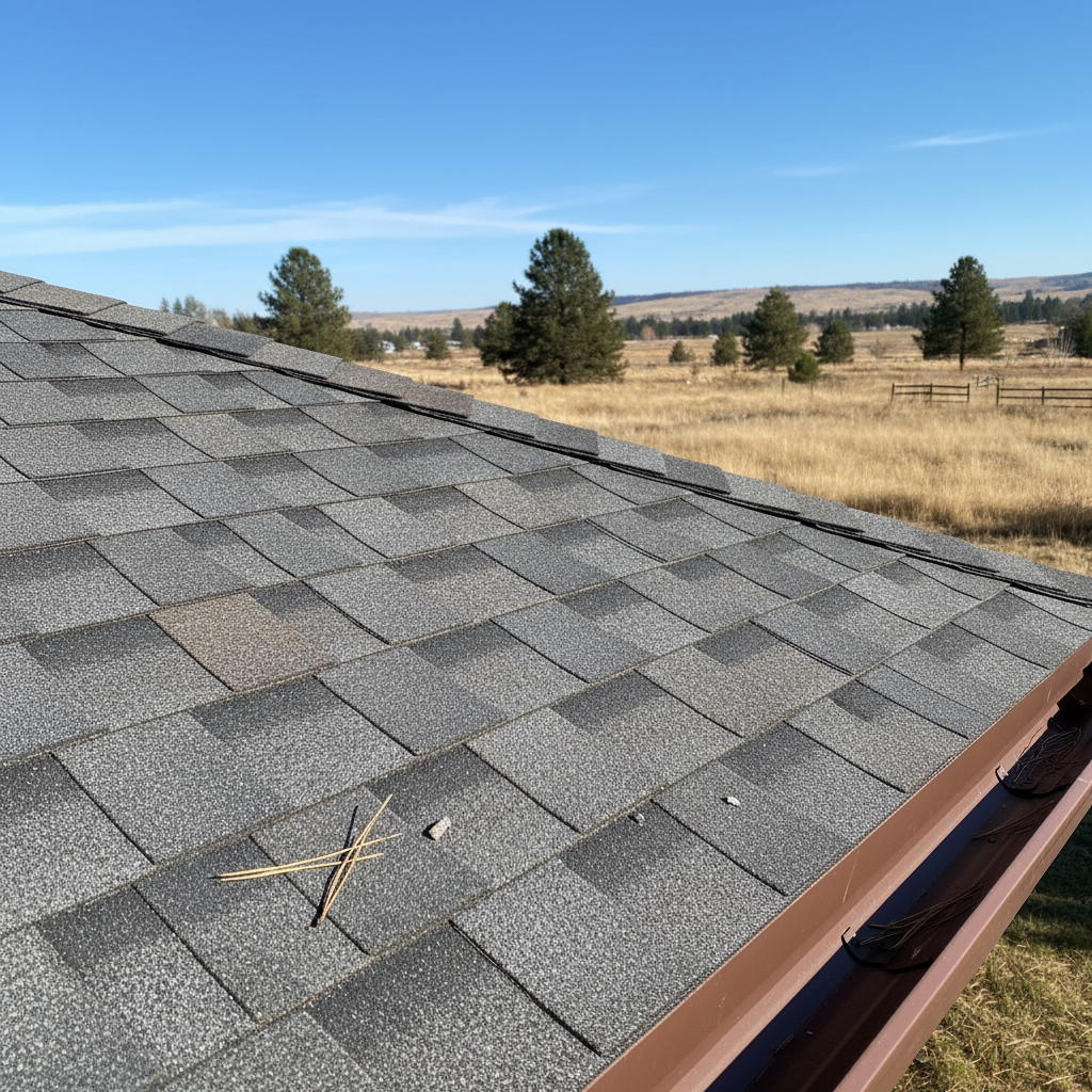 Completed storm damage repair work at a residential property in Pasco, WA