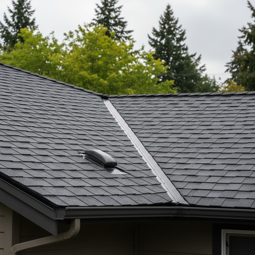 Completed roof inspection work at a residential property in Mercer Island, WA