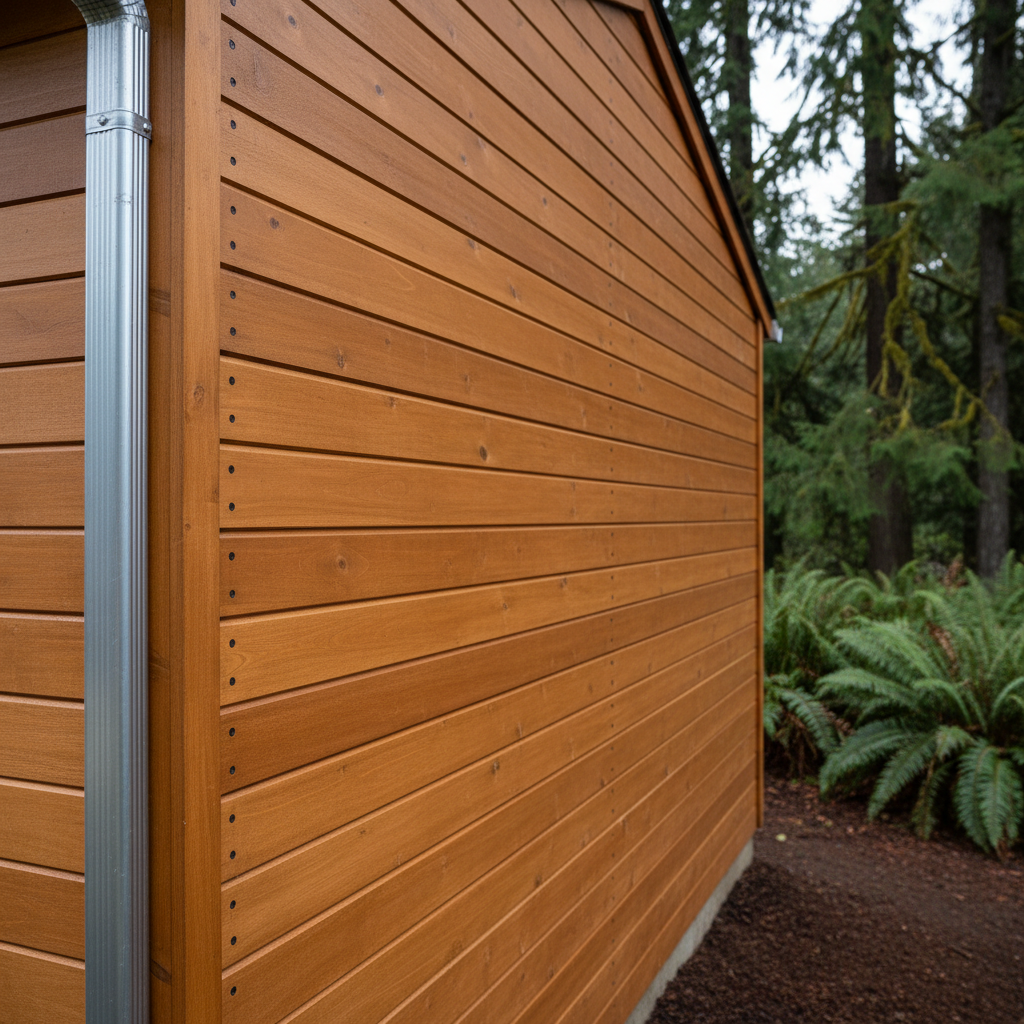 Completed tiny homes work at a residential property in Renton, WA