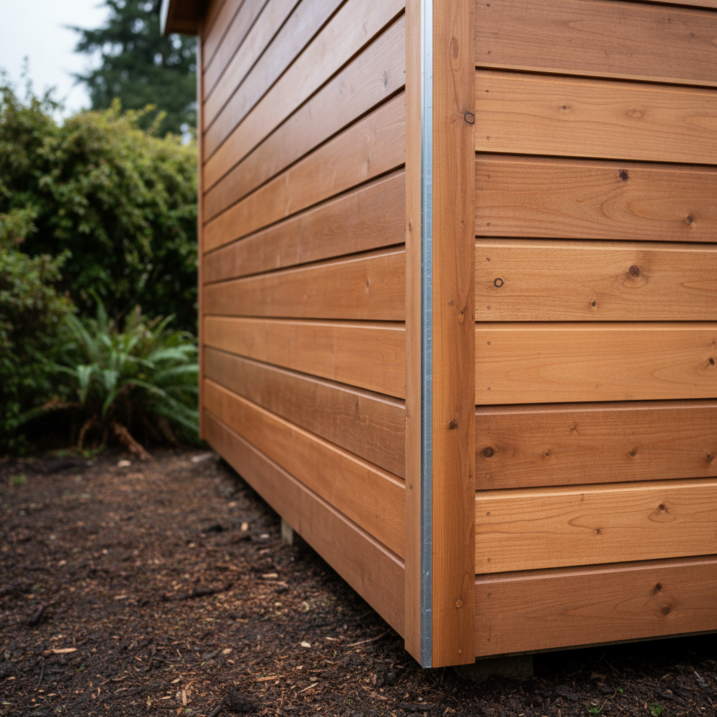 Completed garage design & building work at a residential property in Seattle, WA