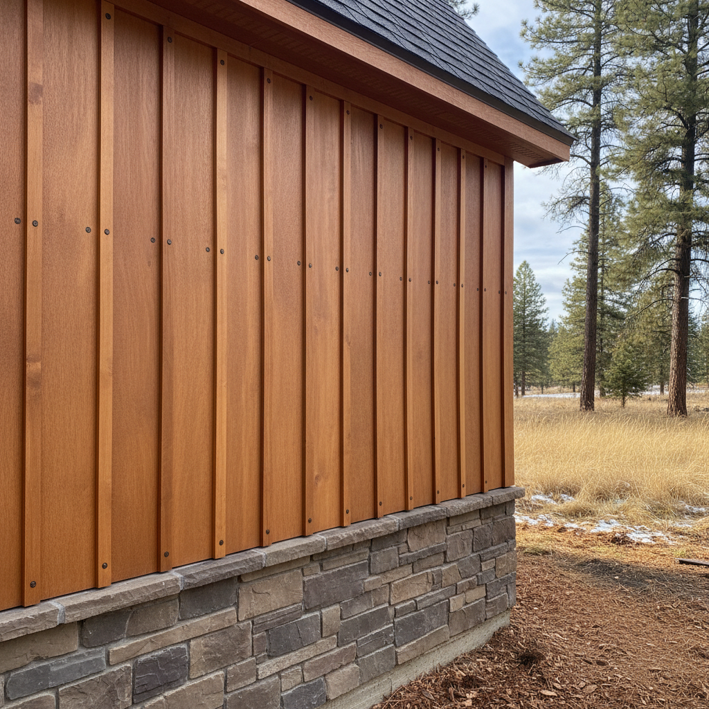 Completed garage design & building work at a residential property in Cheney, WA