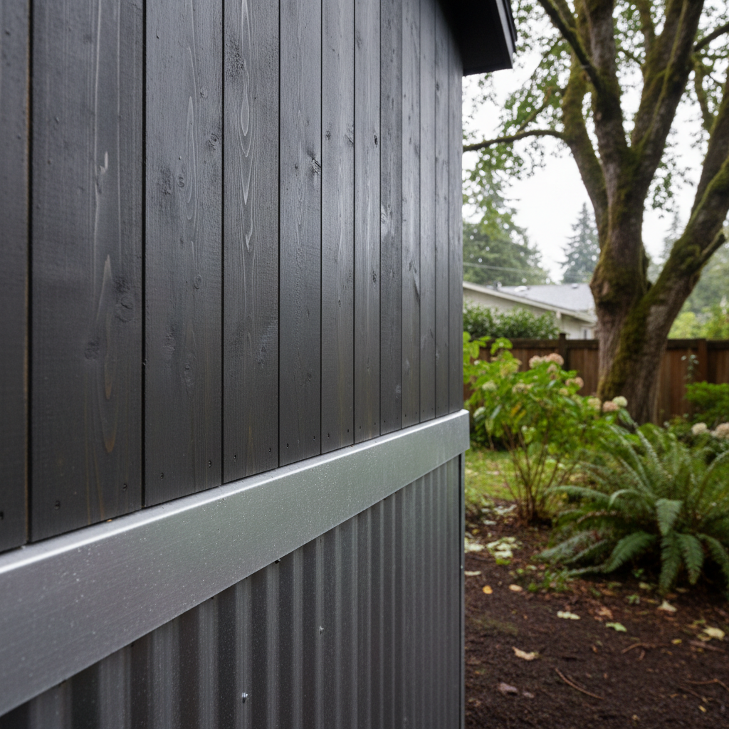 Completed office sheds work at a residential property in Seattle, WA
