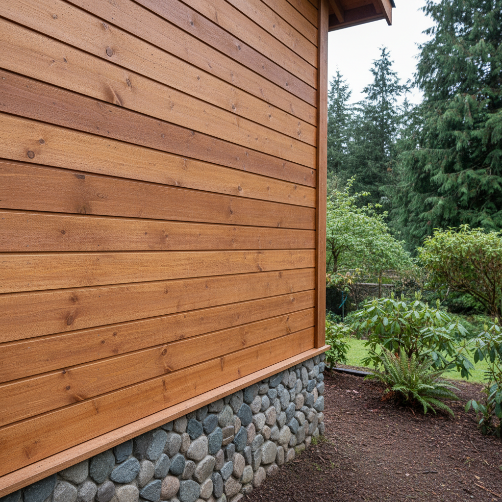 Completed garden sheds work at a residential property in Renton, WA