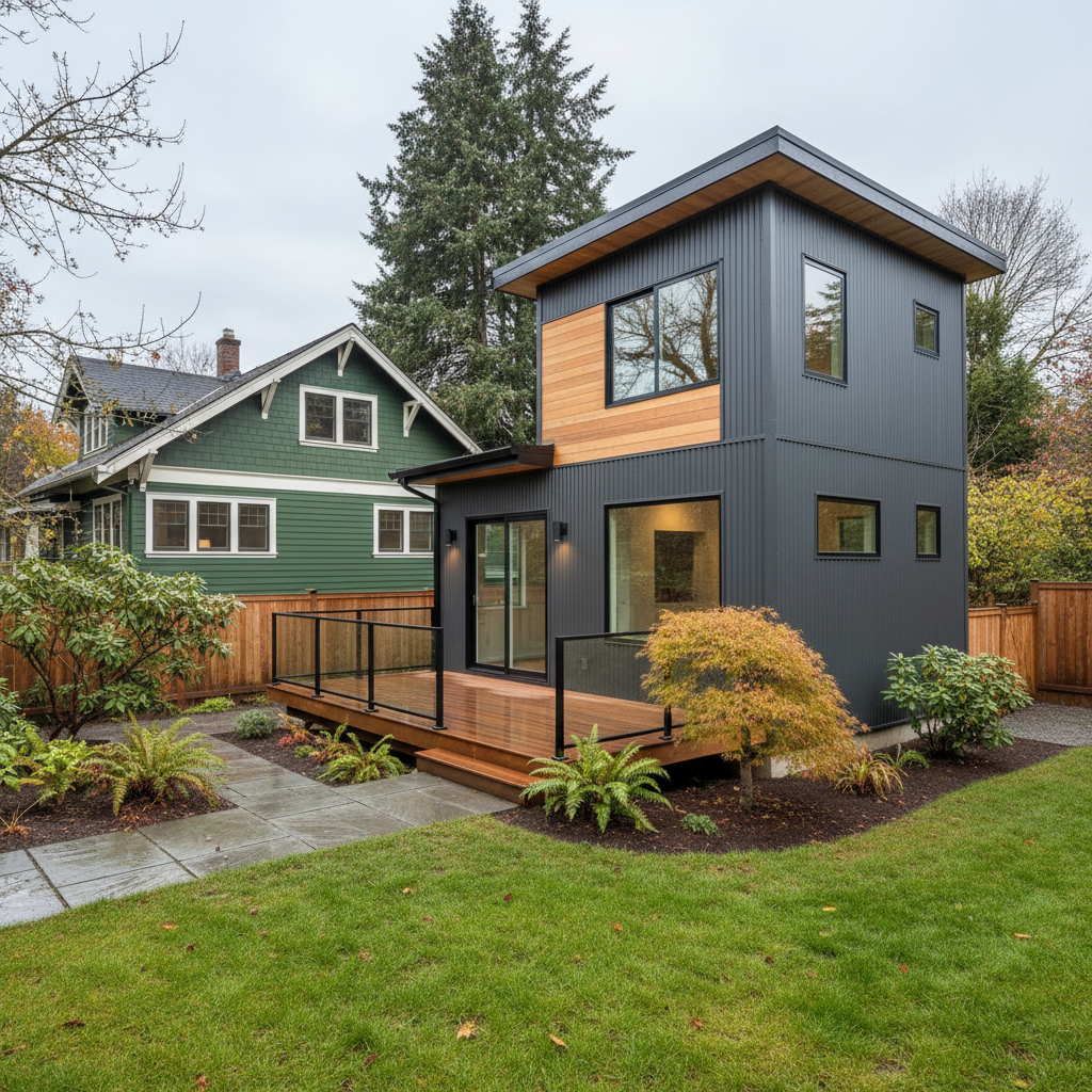 Completed adu financing work at a residential property in Portland, OR