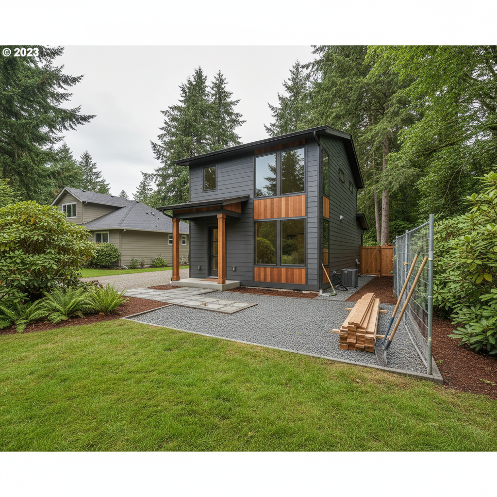 Completed adu construction management work at a residential property in Beaverton, OR