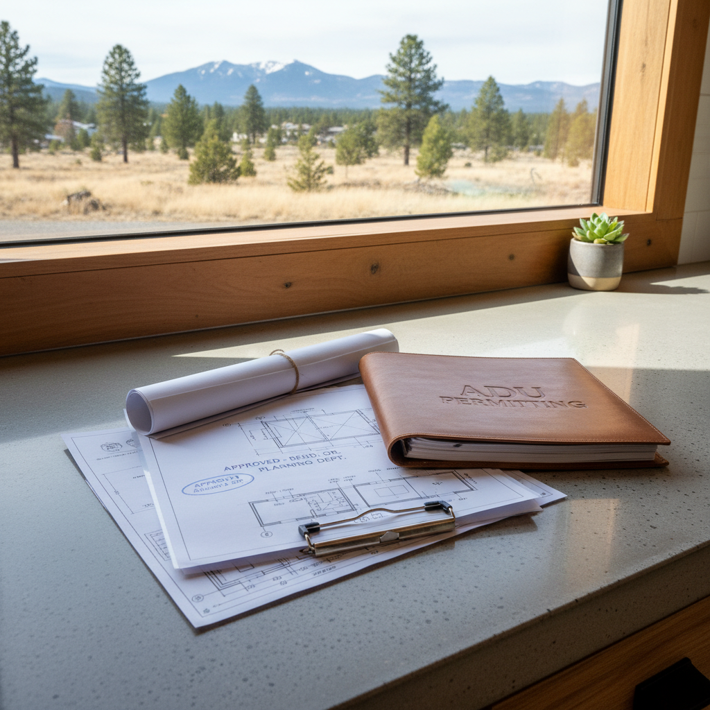 Completed adu permitting work at a residential property in Bend, OR