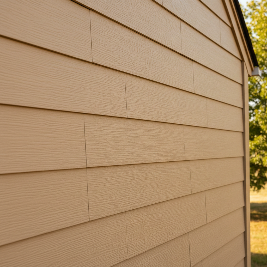 Completed siding cleaning work at a residential property in Guymon, OK