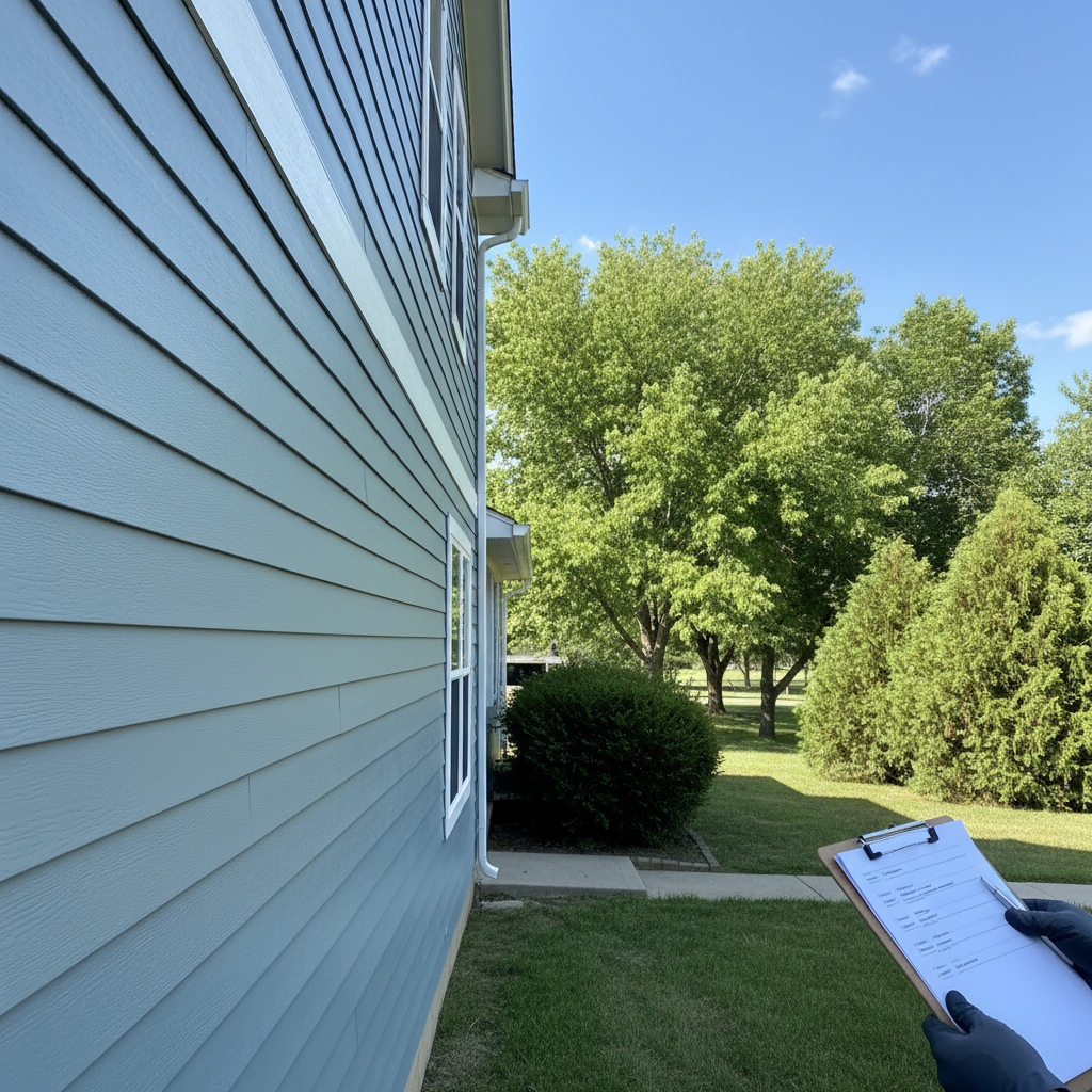 Completed siding inspection work at a residential property in Guymon, OK
