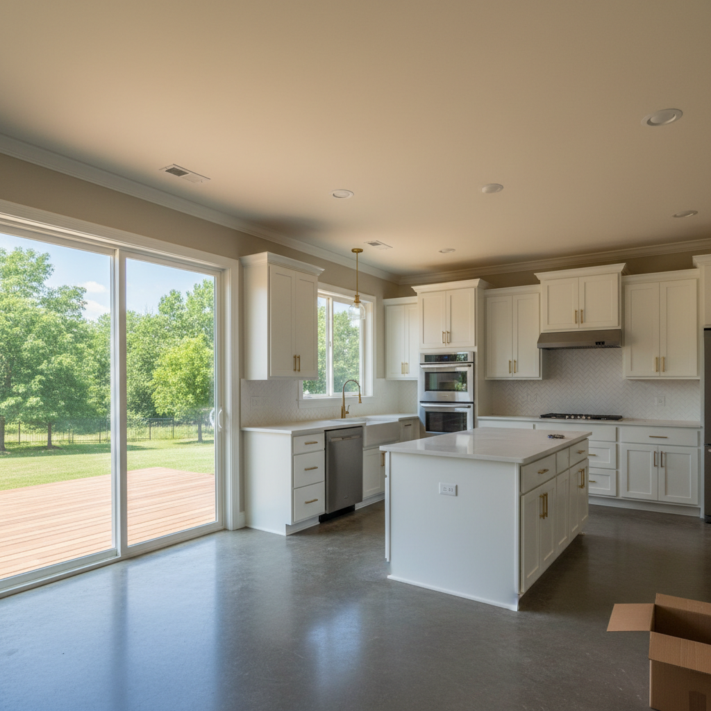 Completed kitchen remodel work at a residential property in Bixby, OK