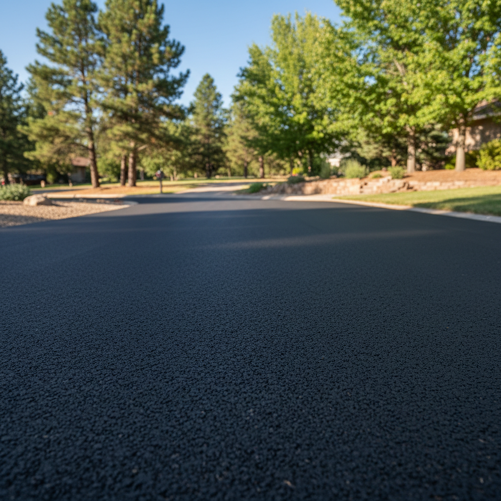 Completed commercial asphalt work at a residential property in Flagstaff, AZ