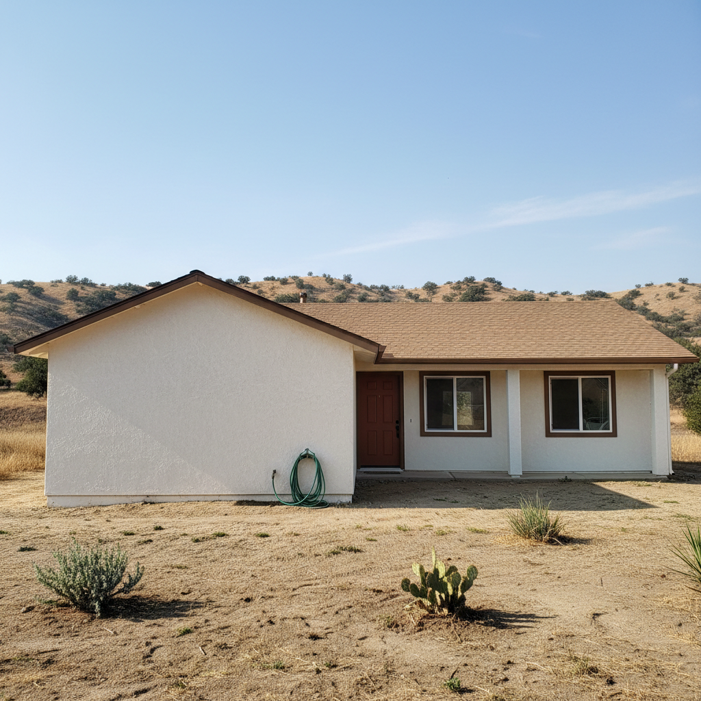 Completed stucco redashing work at a residential property in Hemet, CA