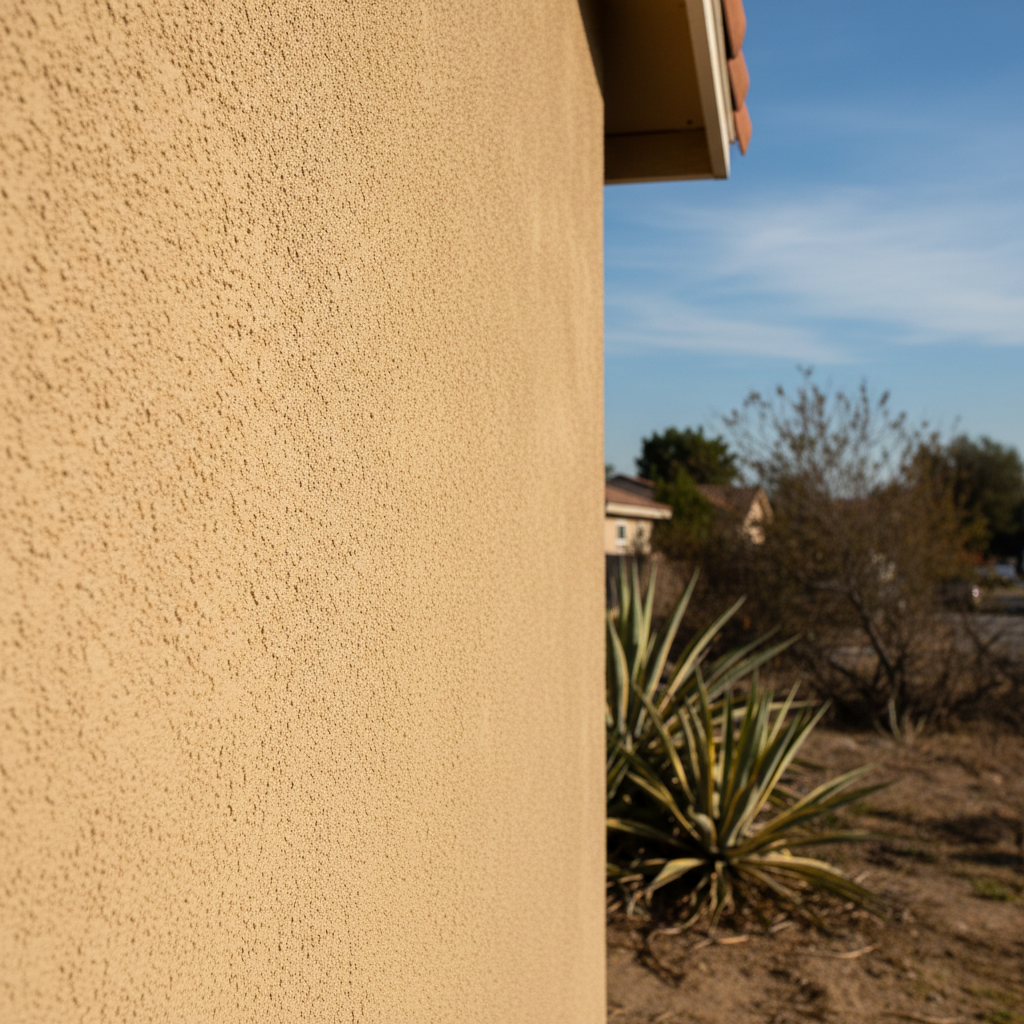 Completed stucco redashing work at a residential property in El Monte, CA