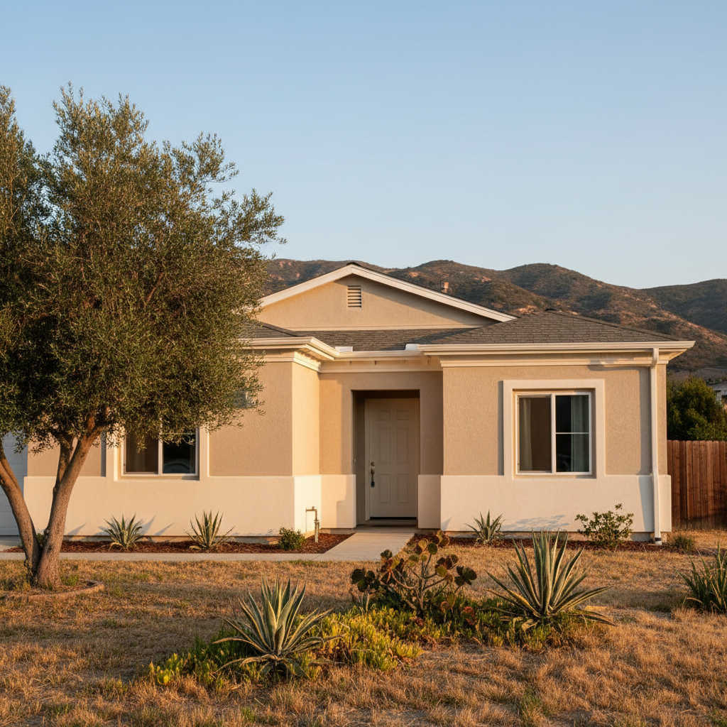 Completed eifs installation work at a residential property in El Monte, CA