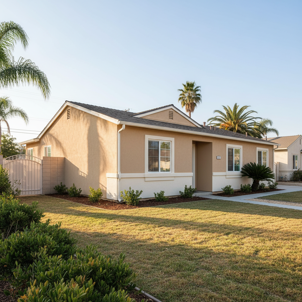 Completed eifs installation work at a residential property in Irvine, CA