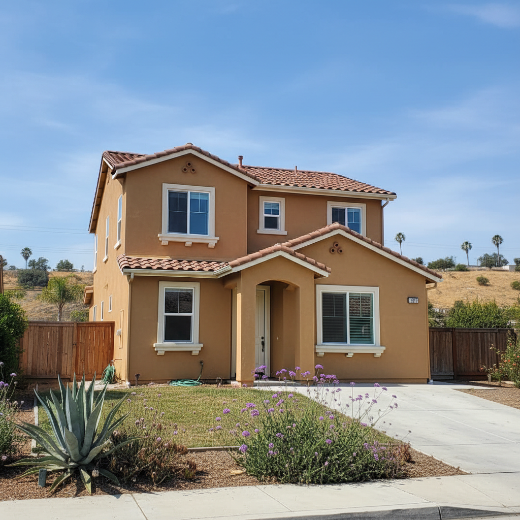 Completed stucco redashing work at a residential property in Hawthorne, CA