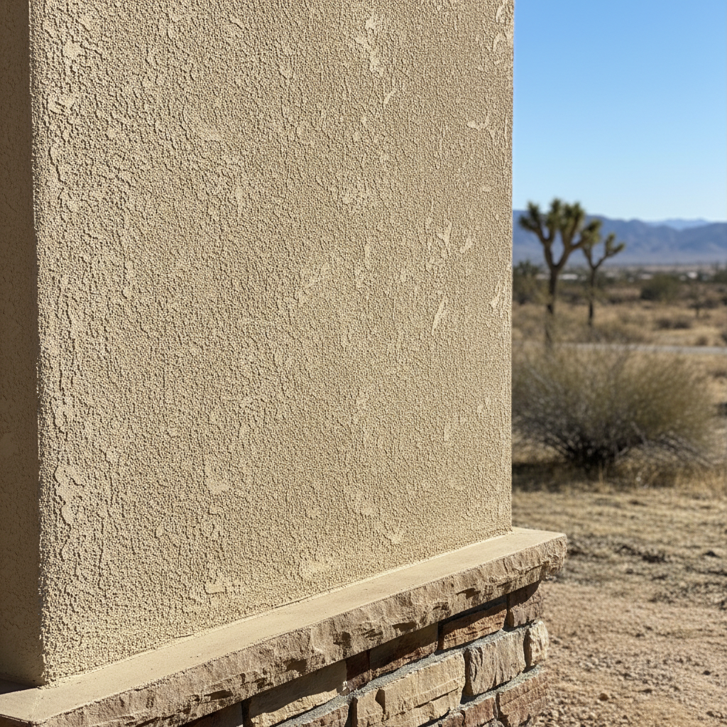 Completed stucco inspection work at a residential property in Lancaster, CA