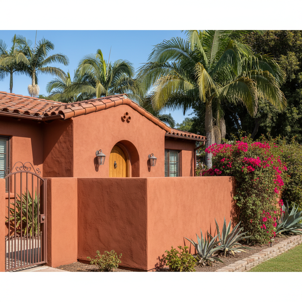 Completed stucco redashing work at a residential property in Santa Monica, CA