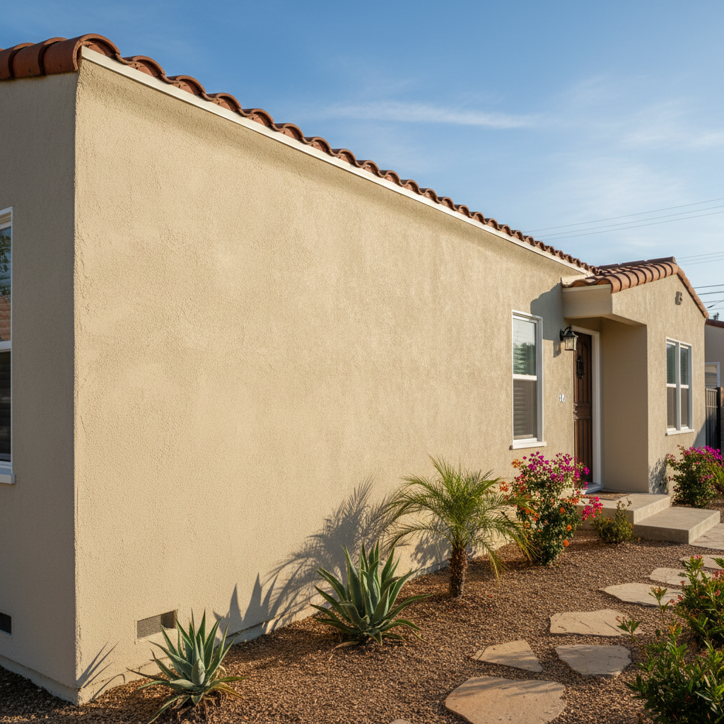 Completed stucco redashing work at a residential property in Long Beach, CA