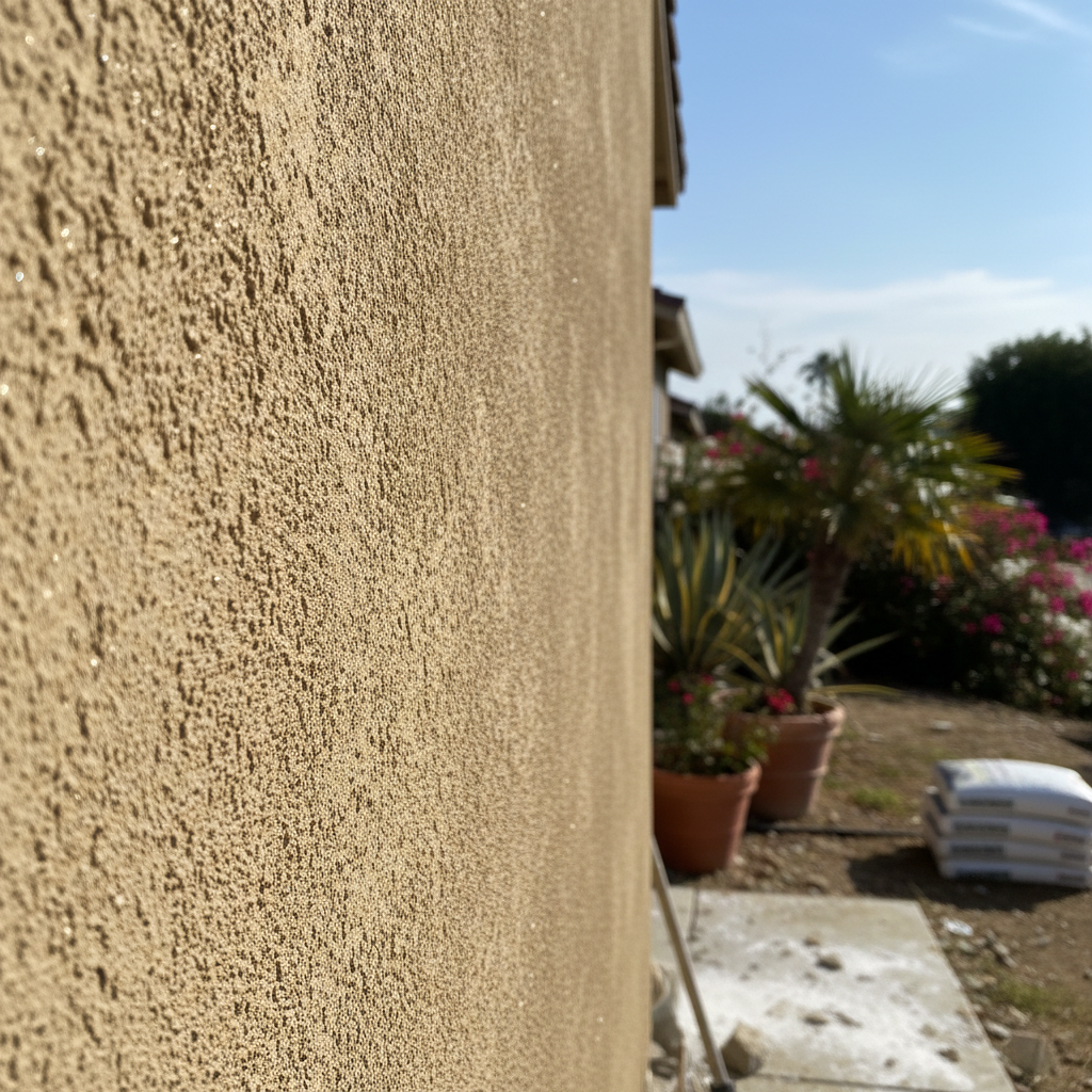 Completed stucco removal work at a residential property in Ventura, CA
