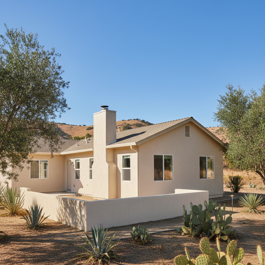 Completed stucco inspection work at a residential property in Santa Maria, CA