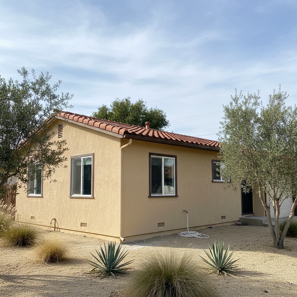 Completed eifs installation work at a residential property in La Mesa, CA