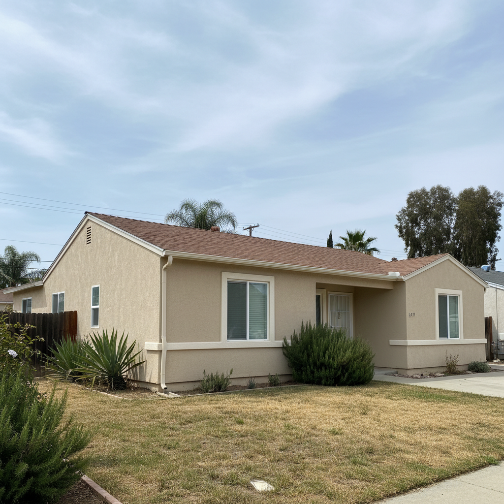 Completed eifs installation work at a residential property in La Mesa, CA