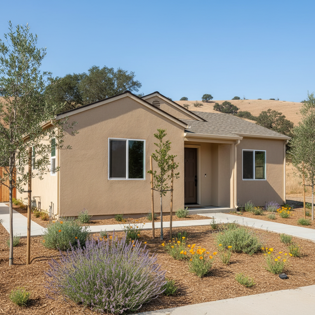 Completed eifs installation work at a residential property in Santa Maria, CA