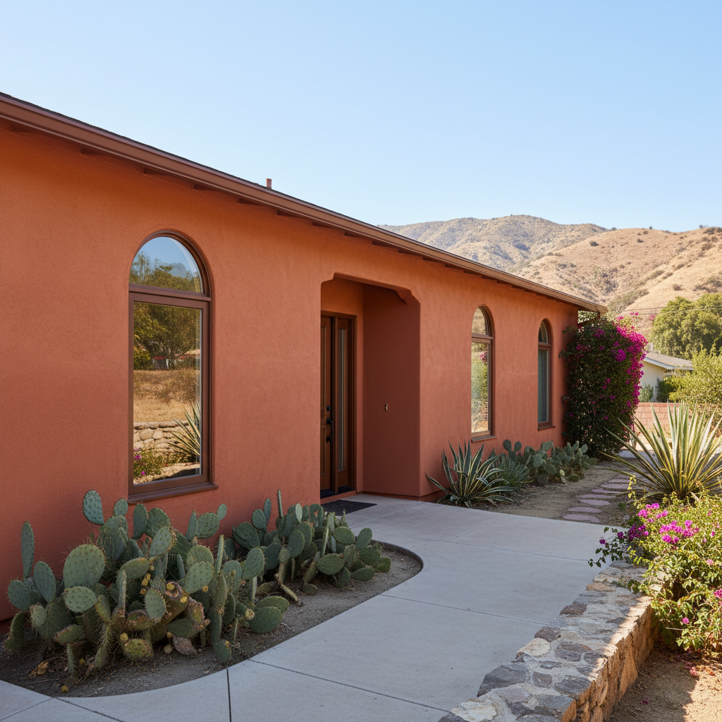 Completed stucco redashing work at a residential property in El Cajon, CA
