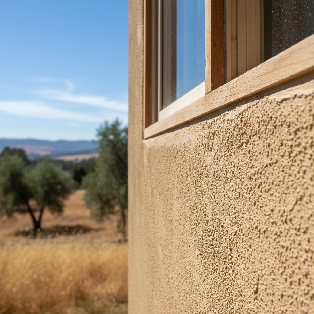 Completed residential stucco work at a residential property in Santa Maria, CA