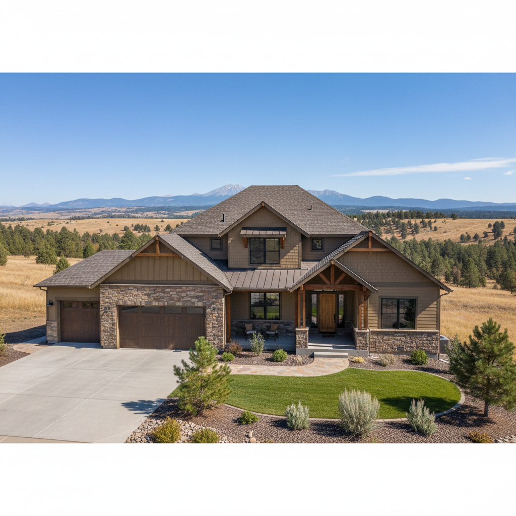 Completed spec home construction work at a residential property in Redmond, OR