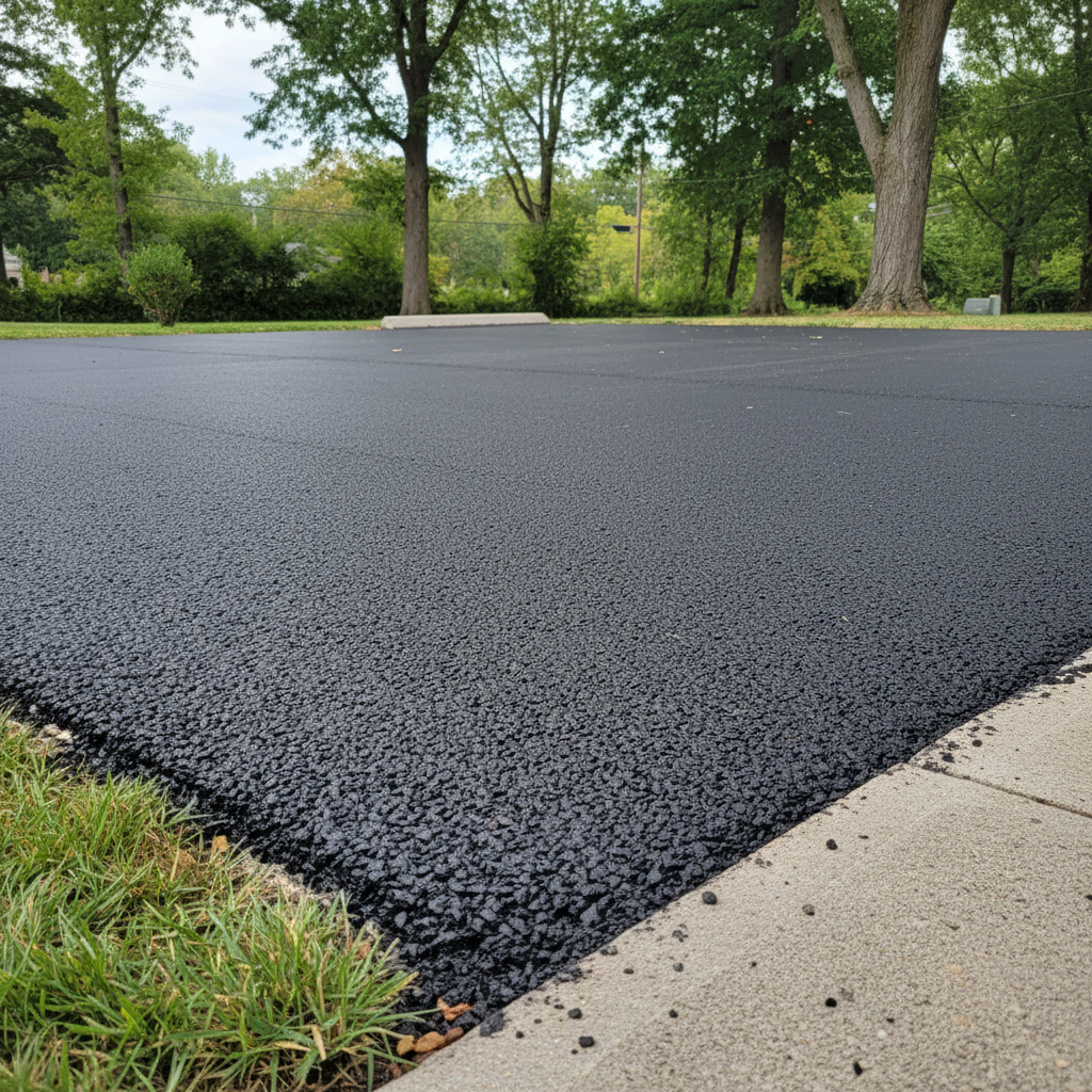 Completed commercial asphalt work at a residential property in Cincinnati , OH