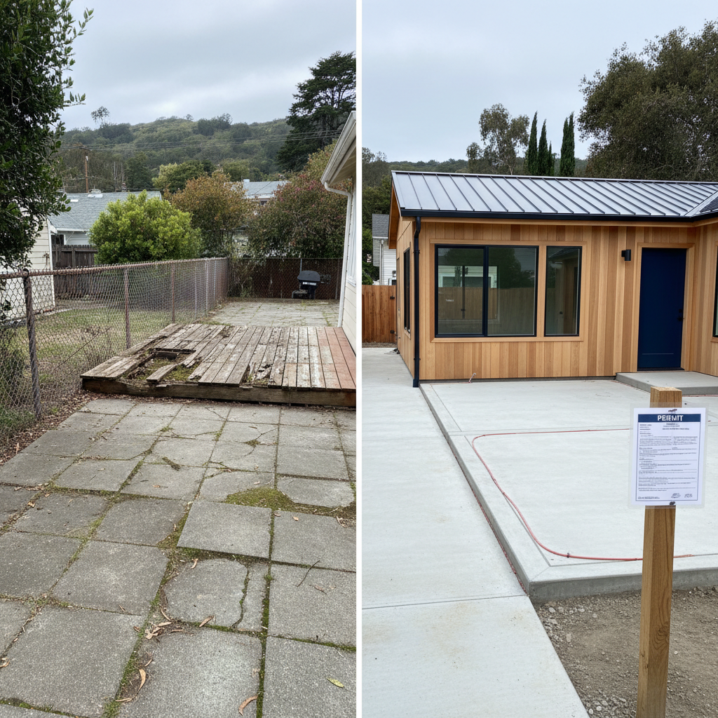 Completed adu permitting work at a residential property in San Francisco, CA