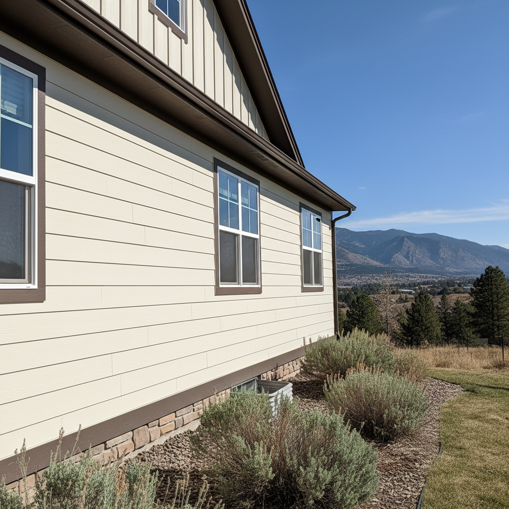 Completed james hardie siding work at a residential property in Ogden, UT