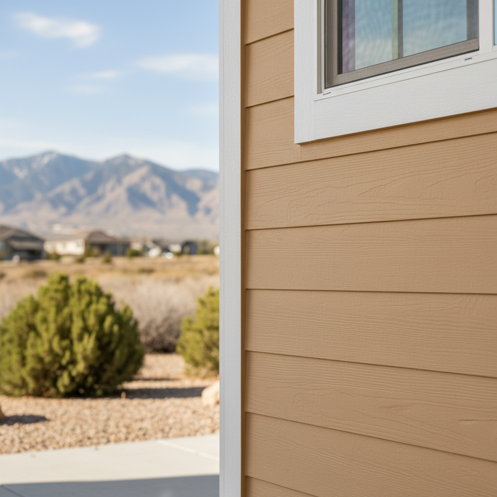 Completed siding replacement work at a residential property in South Jordan, UT