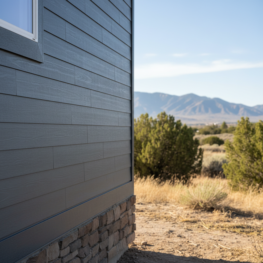 Completed siding replacement work at a residential property in Lehi, UT